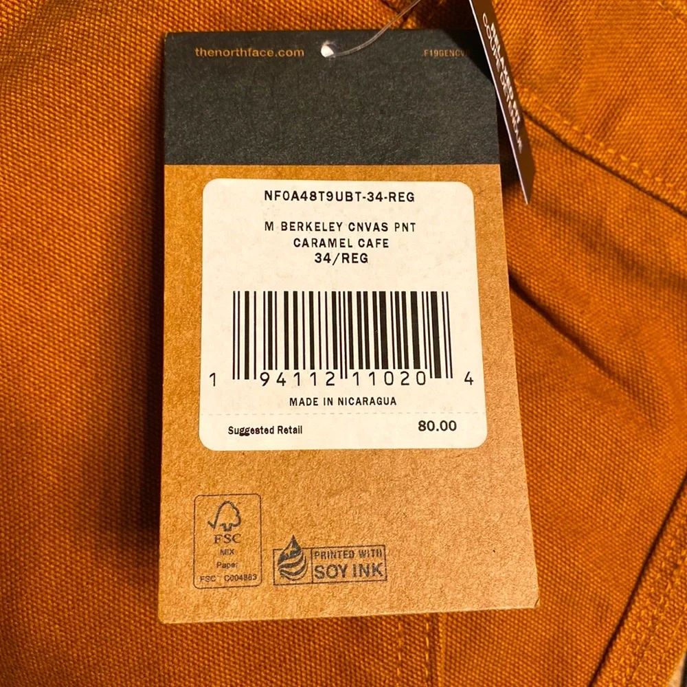 NWT The North Face Berkeley Canvas Cargo Pant - Picture 4 of 11